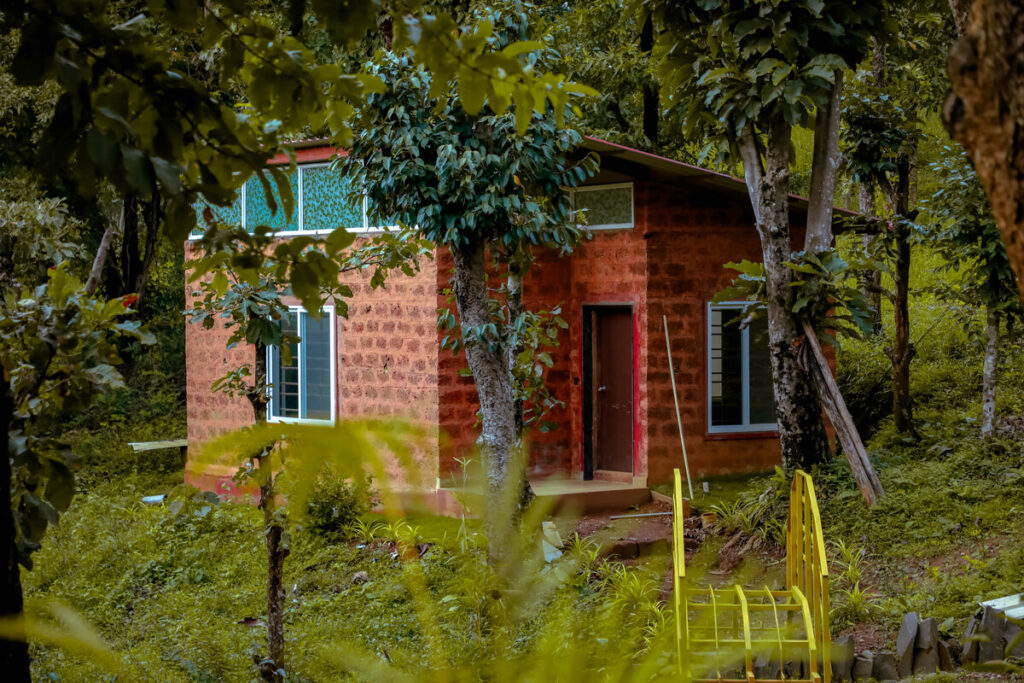 single cottage with jungle view